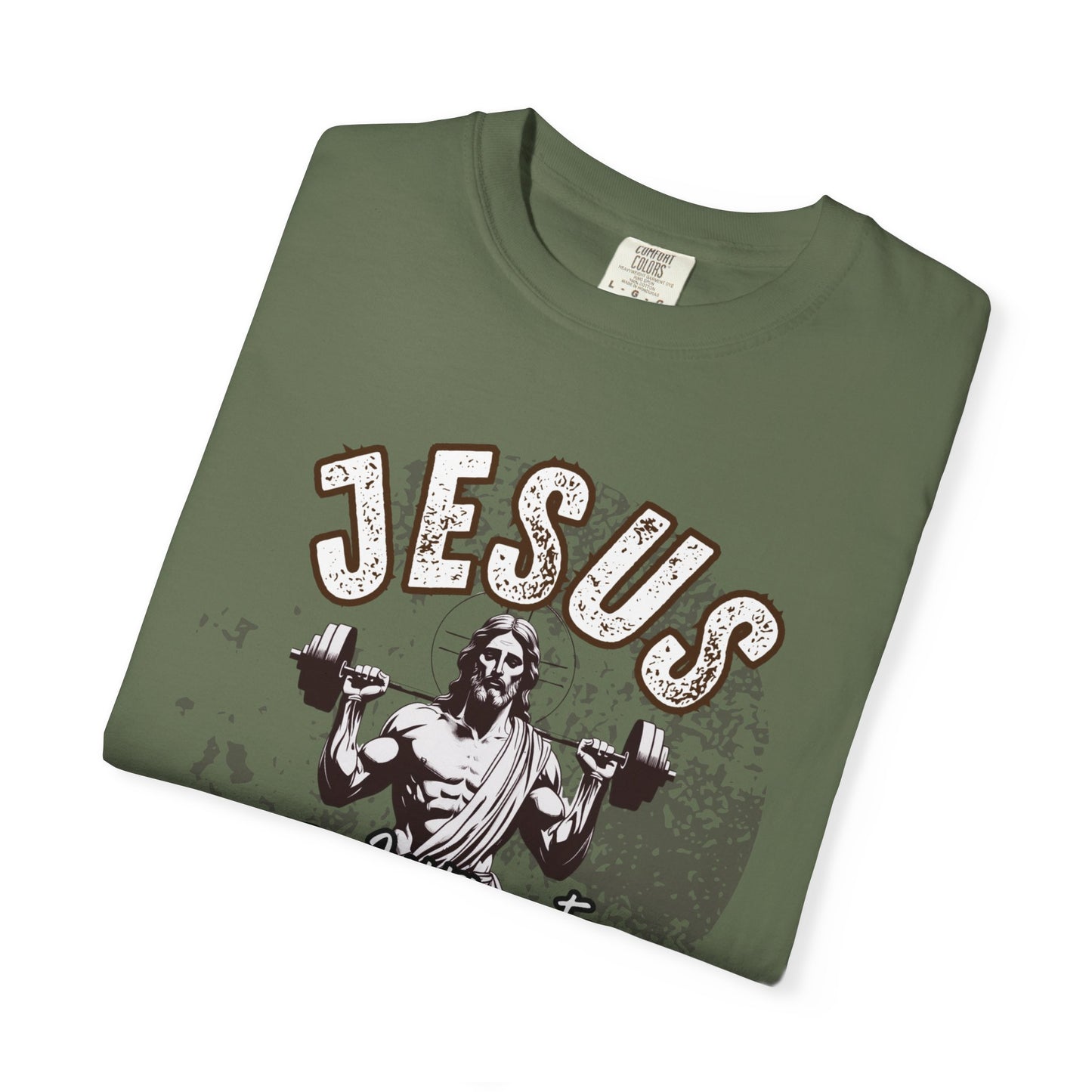 Jesus Deadlifter T-Shirt, Funny Gym Shirt, Gift for Lifters, Casual Everyday Tee, Unisex Workout Apparel