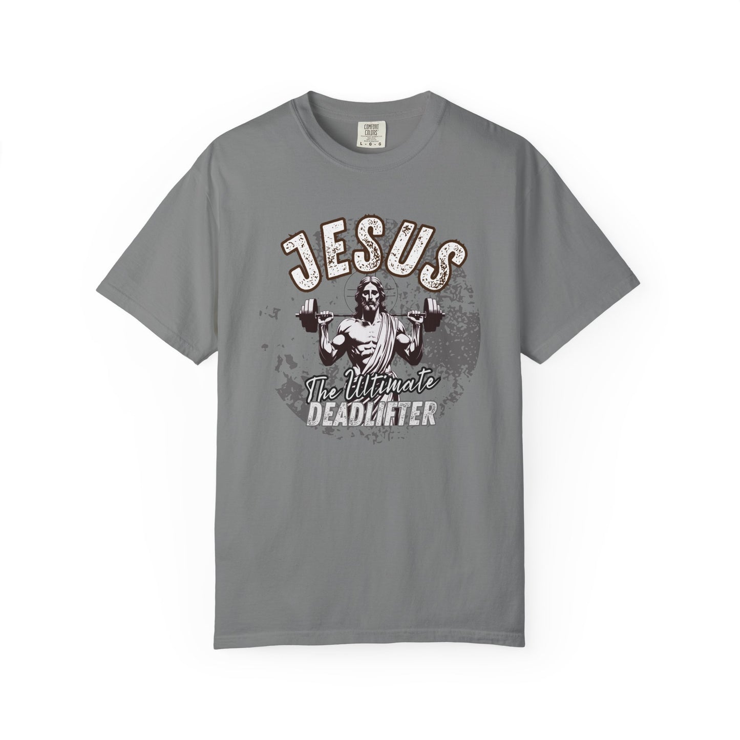 Jesus Deadlifter T-Shirt, Funny Gym Shirt, Gift for Lifters, Casual Everyday Tee, Unisex Workout Apparel