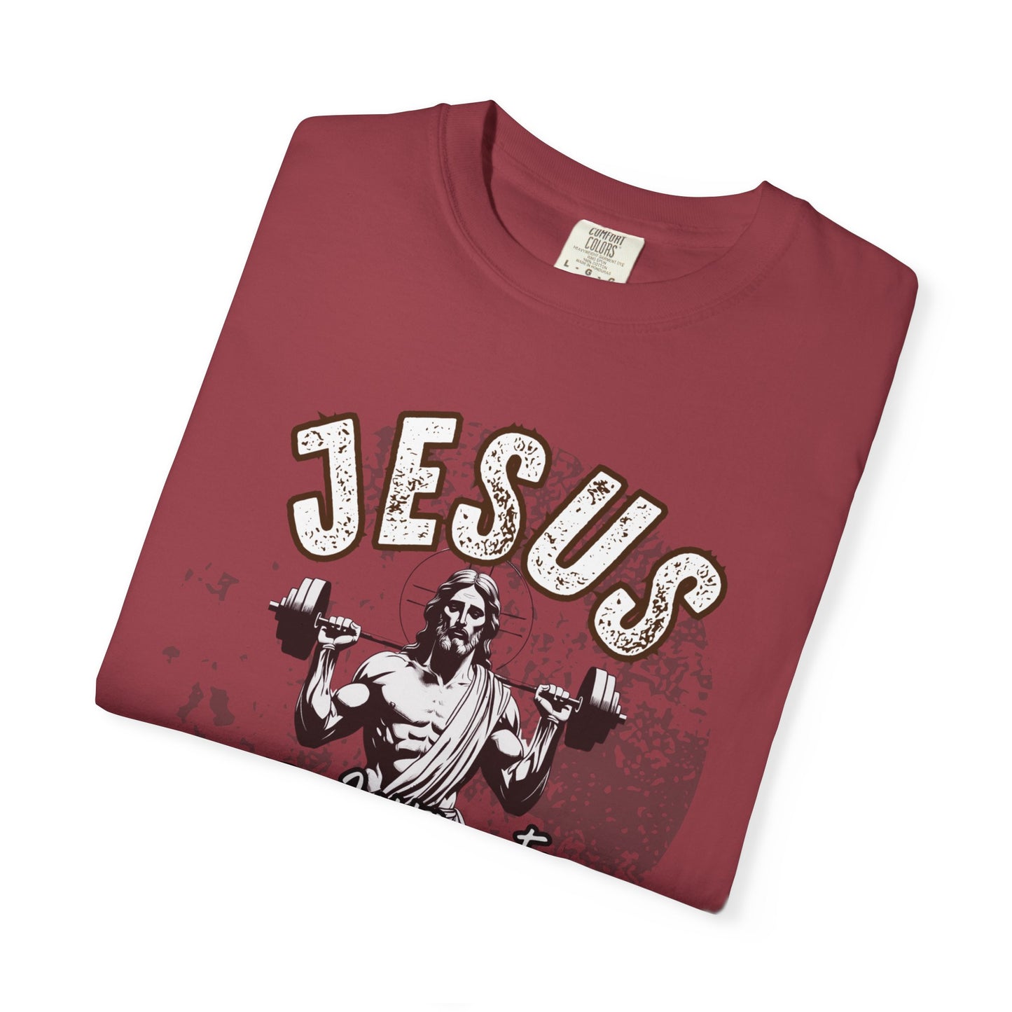 Jesus Deadlifter T-Shirt, Funny Gym Shirt, Gift for Lifters, Casual Everyday Tee, Unisex Workout Apparel