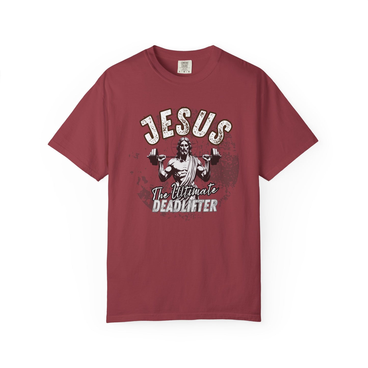 Jesus Deadlifter T-Shirt, Funny Gym Shirt, Gift for Lifters, Casual Everyday Tee, Unisex Workout Apparel