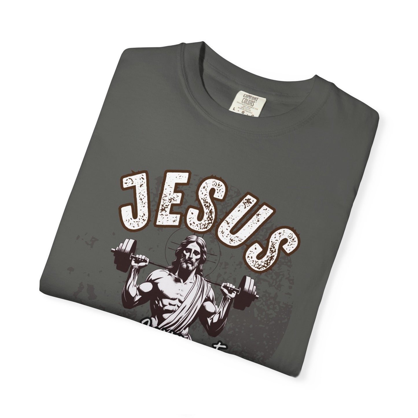 Jesus Deadlifter T-Shirt, Funny Gym Shirt, Gift for Lifters, Casual Everyday Tee, Unisex Workout Apparel