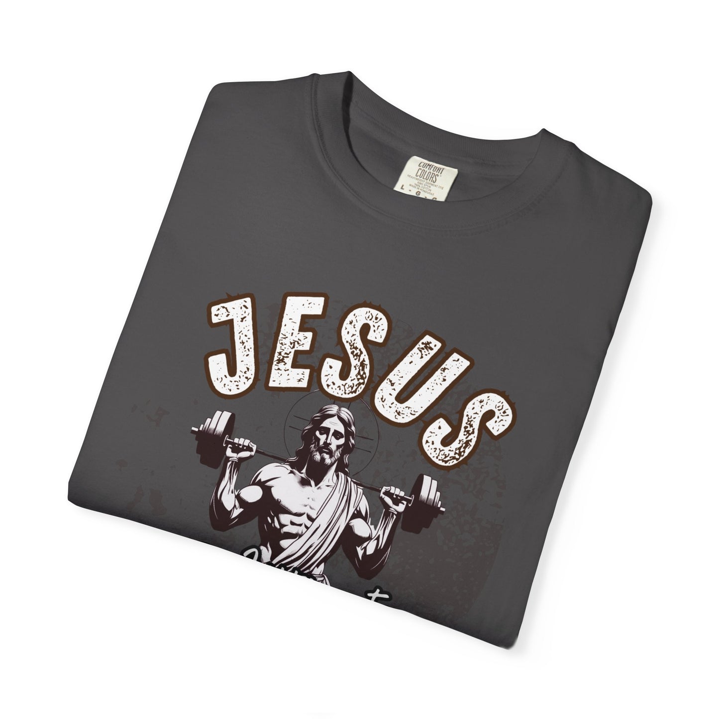 Jesus Deadlifter T-Shirt, Funny Gym Shirt, Gift for Lifters, Casual Everyday Tee, Unisex Workout Apparel