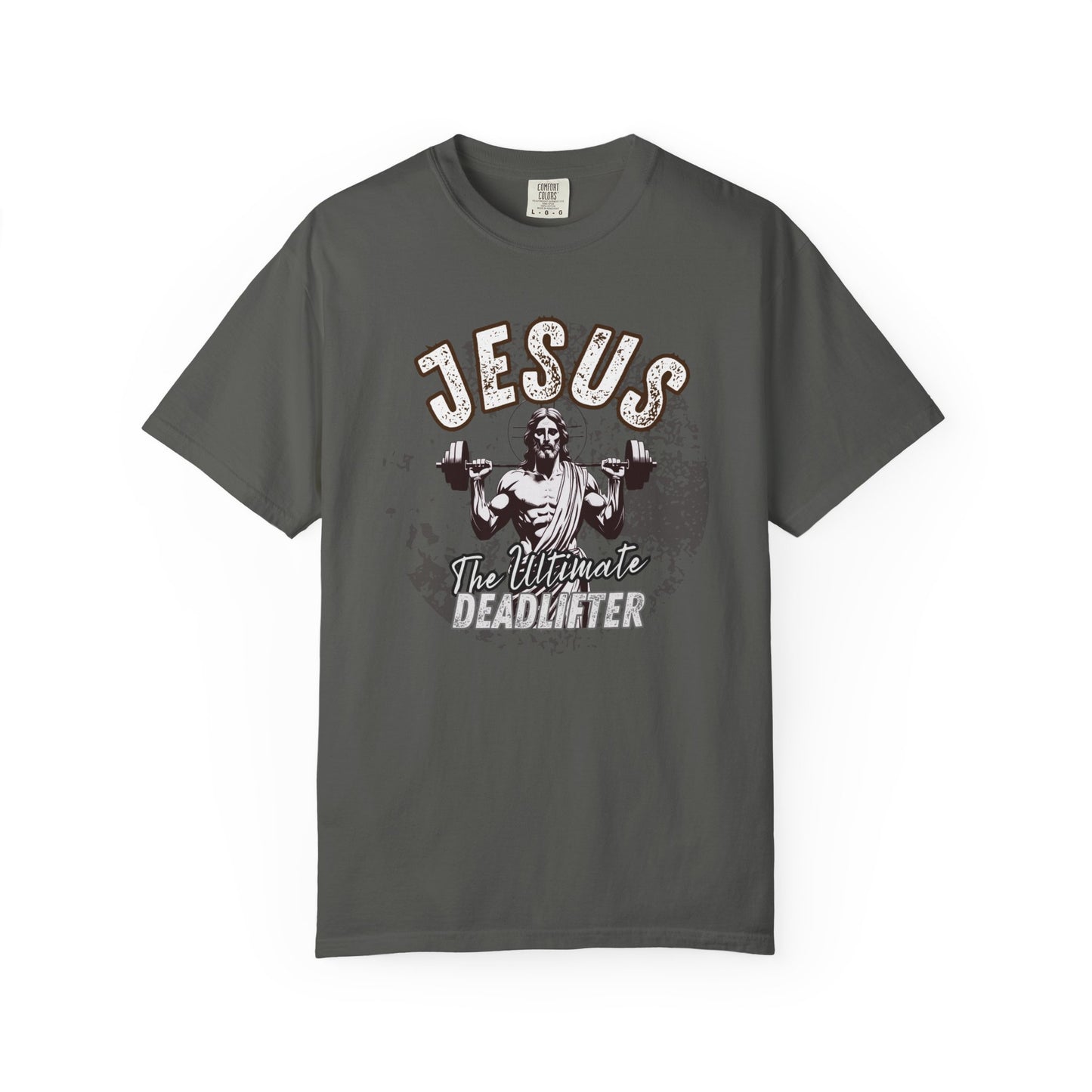 Jesus Deadlifter T-Shirt, Funny Gym Shirt, Gift for Lifters, Casual Everyday Tee, Unisex Workout Apparel