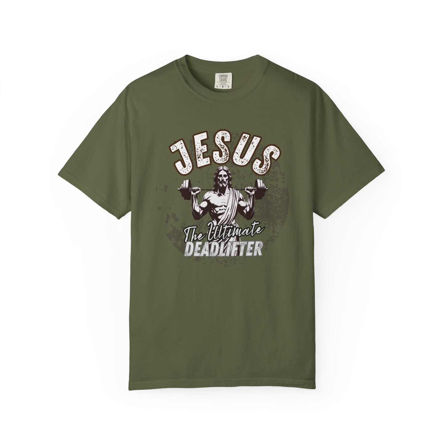 Jesus Deadlifter T-Shirt, Funny Gym Shirt, Gift for Lifters, Casual Everyday Tee, Unisex Workout Apparel