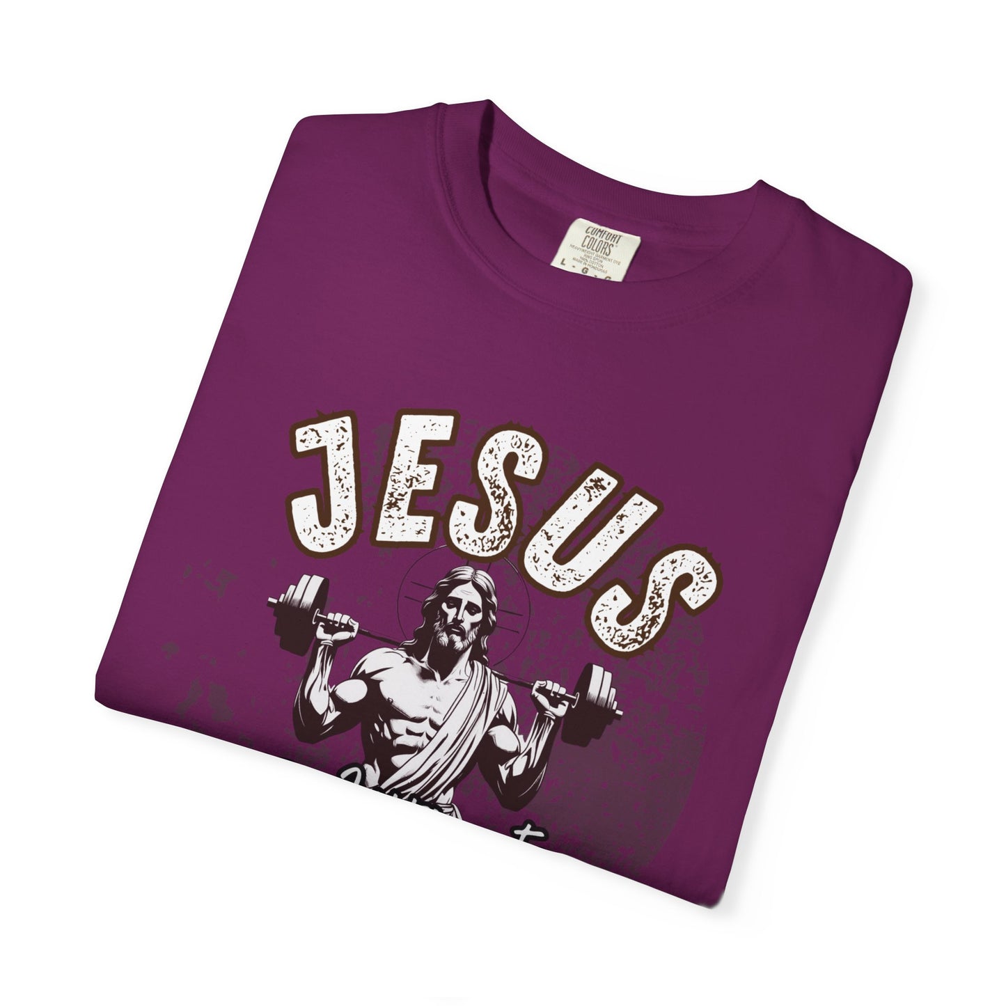 Jesus Deadlifter T-Shirt, Funny Gym Shirt, Gift for Lifters, Casual Everyday Tee, Unisex Workout Apparel