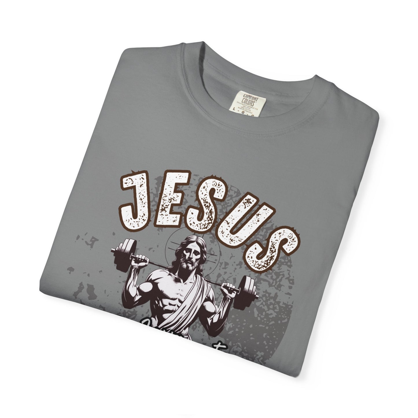 Jesus Deadlifter T-Shirt, Funny Gym Shirt, Gift for Lifters, Casual Everyday Tee, Unisex Workout Apparel