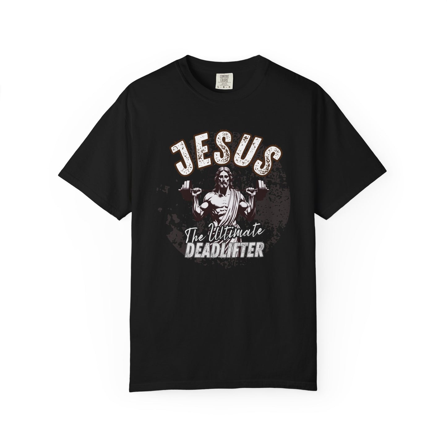 Jesus Deadlifter T-Shirt, Funny Gym Shirt, Gift for Lifters, Casual Everyday Tee, Unisex Workout Apparel