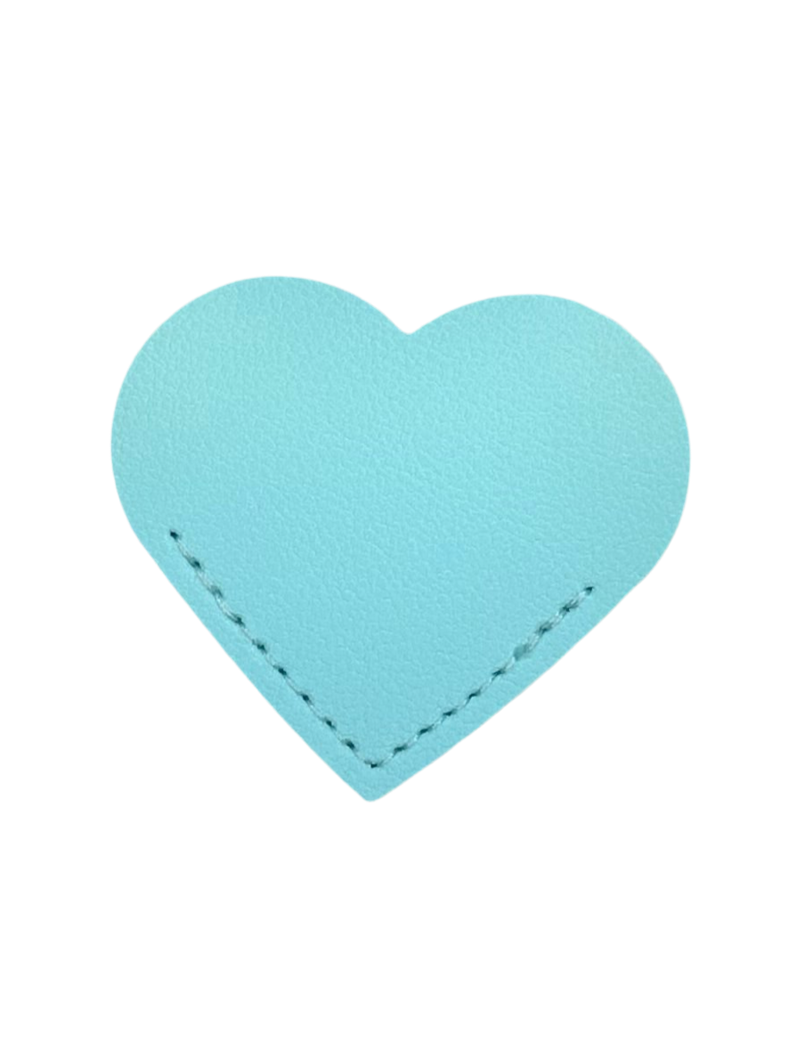Leather Heart Bookmarks