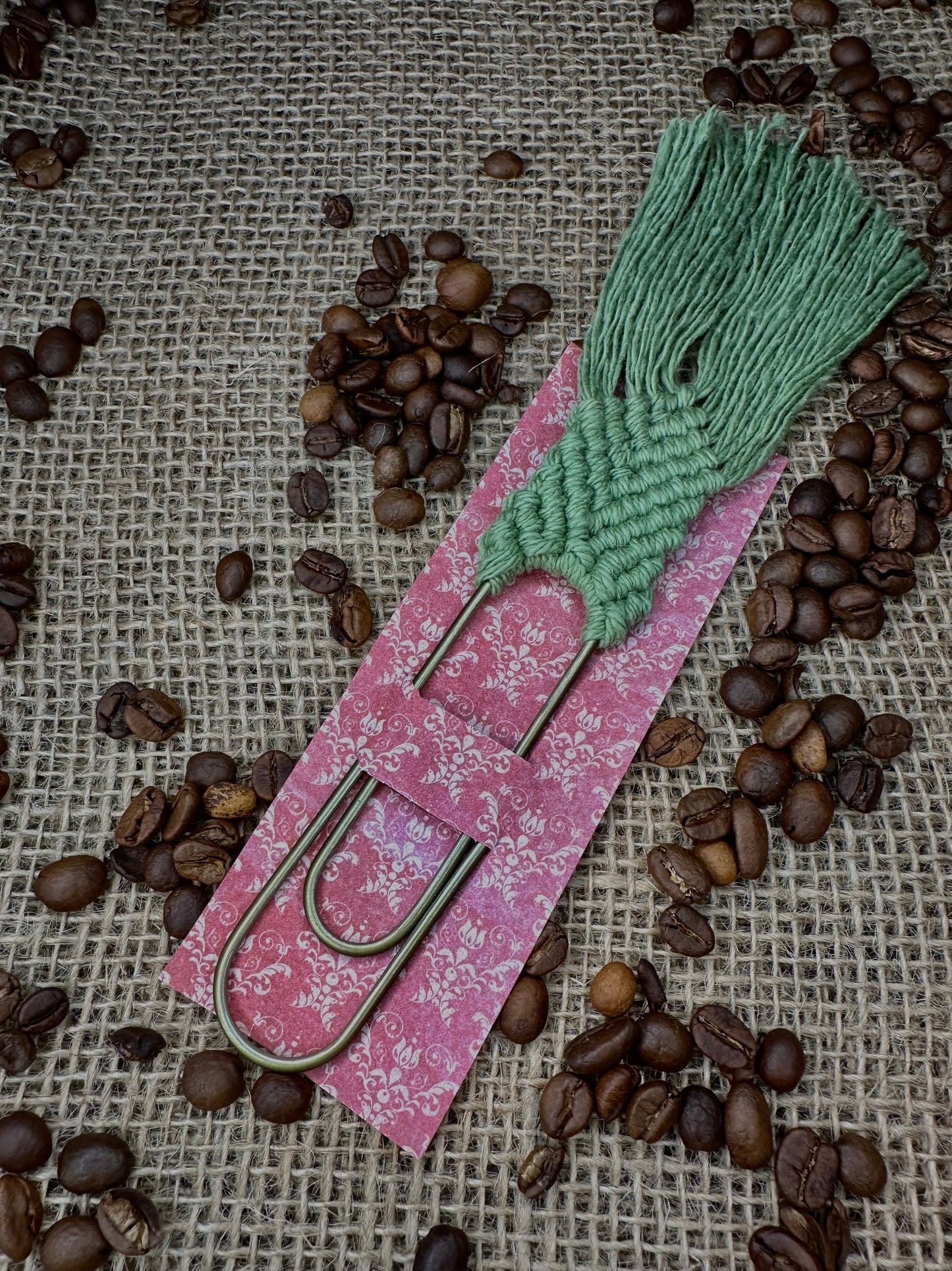 Bookmarks Giant Paperclips Macrame