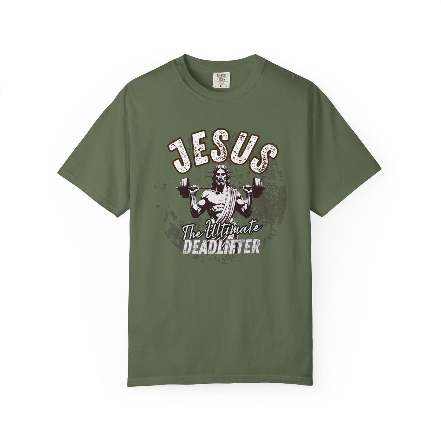 Jesus Deadlifter T-Shirt, Funny Gym Shirt, Gift for Lifters, Casual Everyday Tee, Unisex Workout Apparel