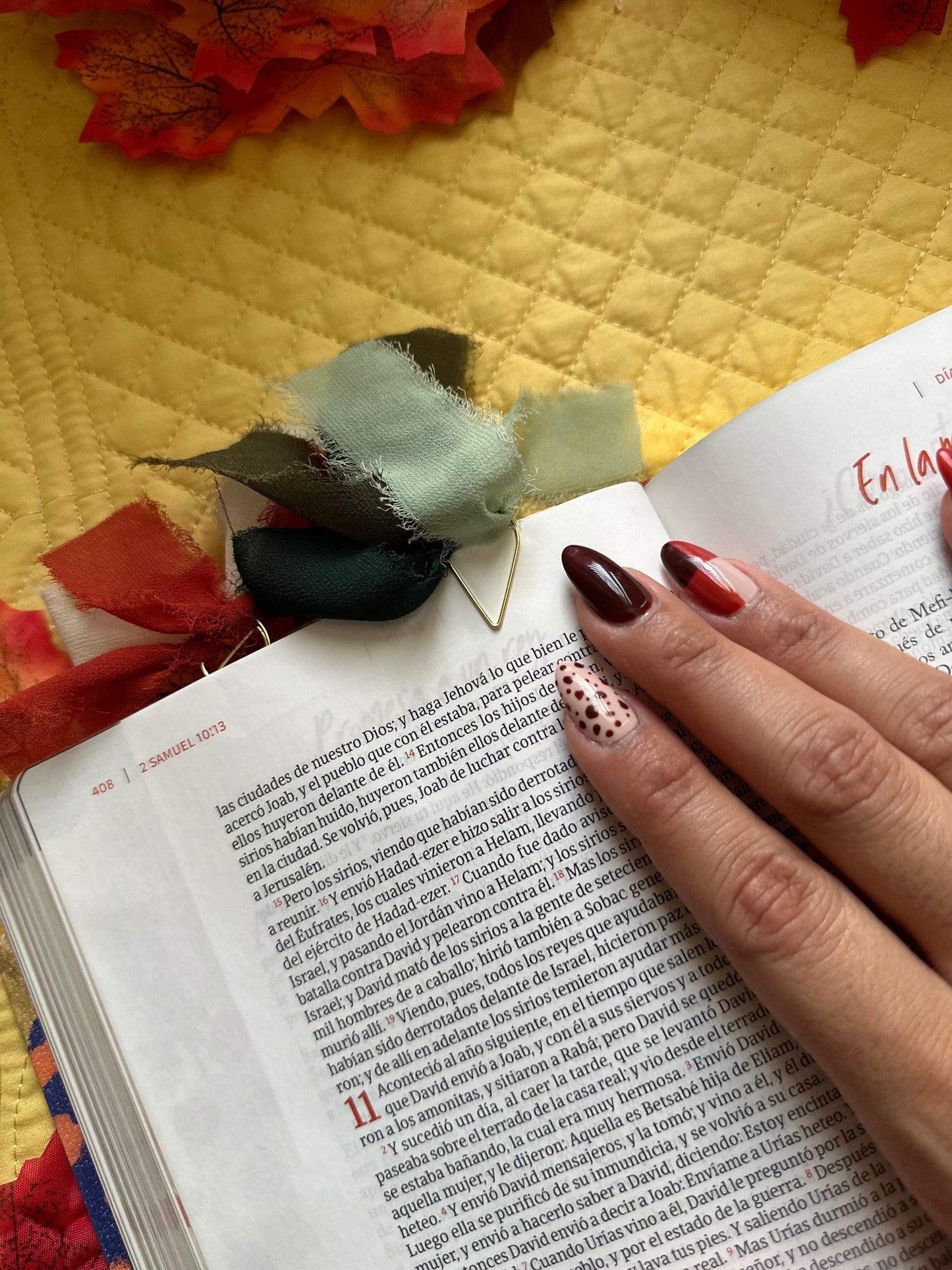Ribbon Paperclip Bookmarks