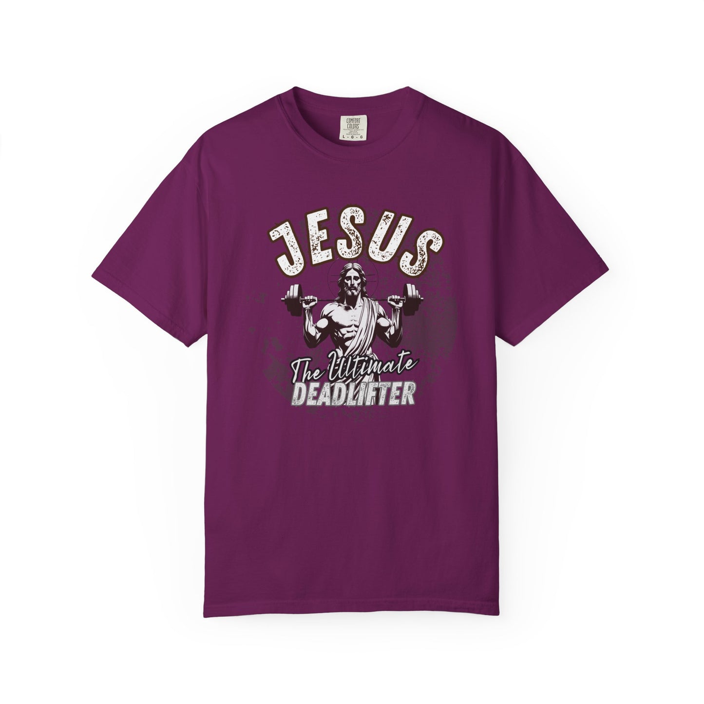 Jesus Deadlifter T-Shirt, Funny Gym Shirt, Gift for Lifters, Casual Everyday Tee, Unisex Workout Apparel