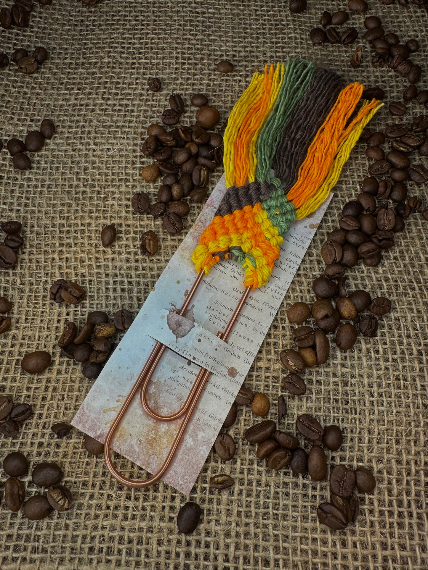 Bookmarks Giant Paperclips Macrame