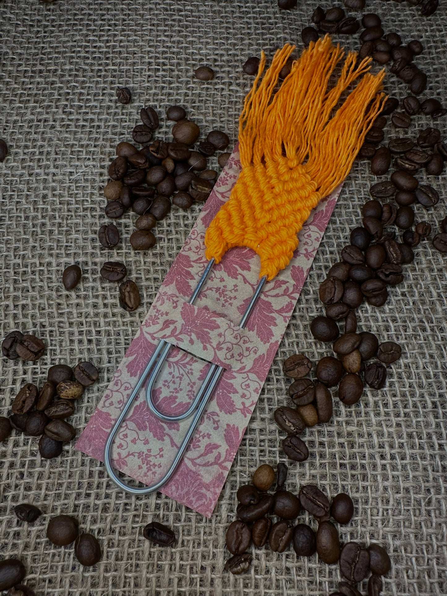 Bookmarks Giant Paperclips Macrame