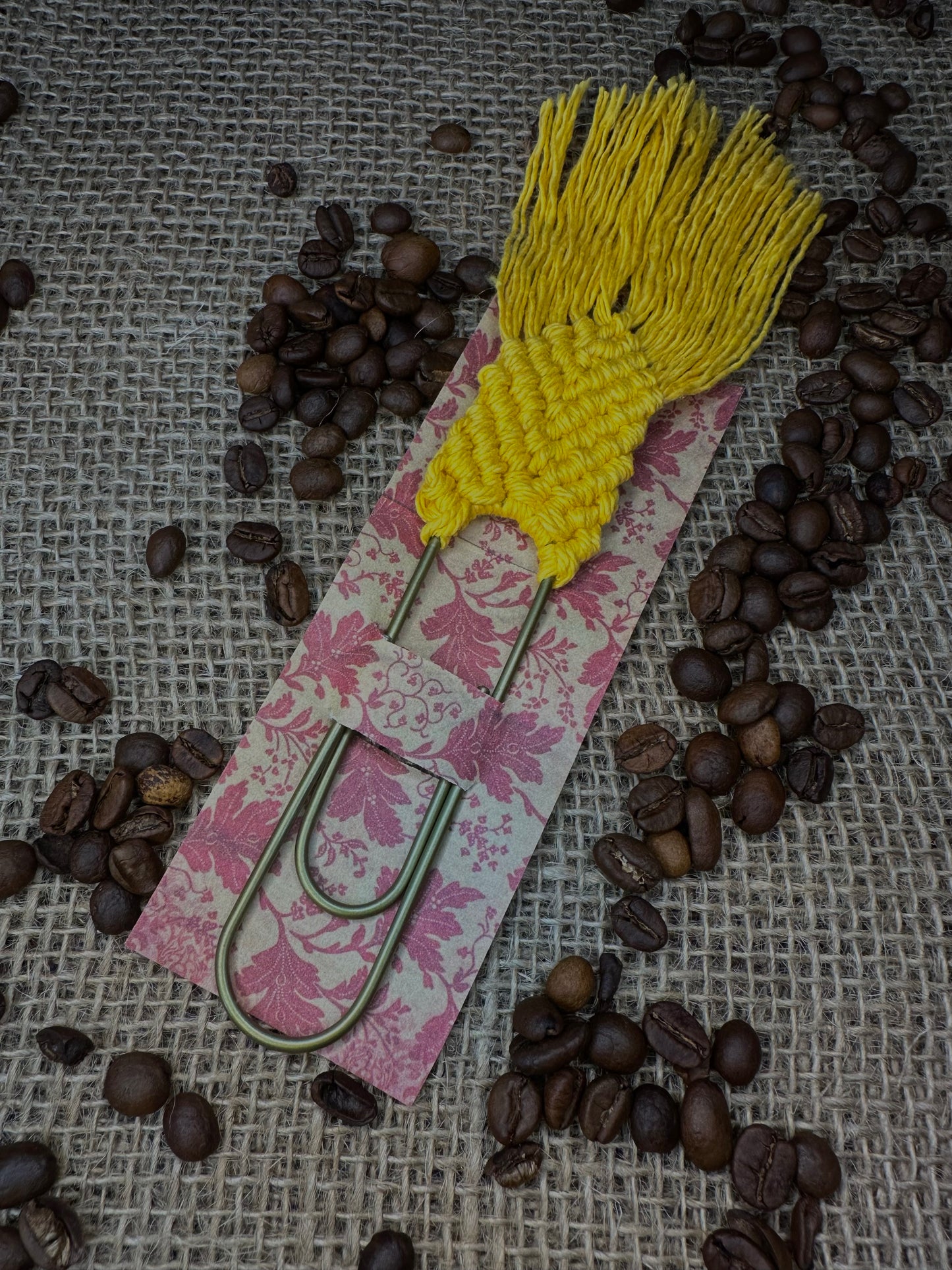 Bookmarks Giant Paperclips Macrame