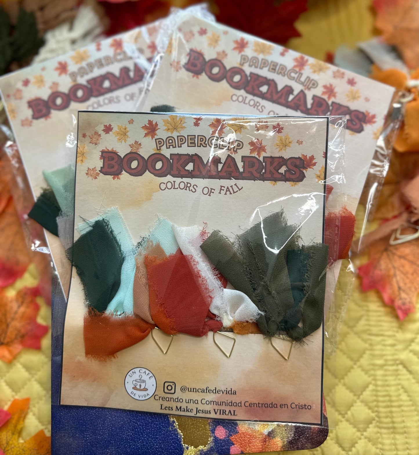 Ribbon Paperclip Bookmarks