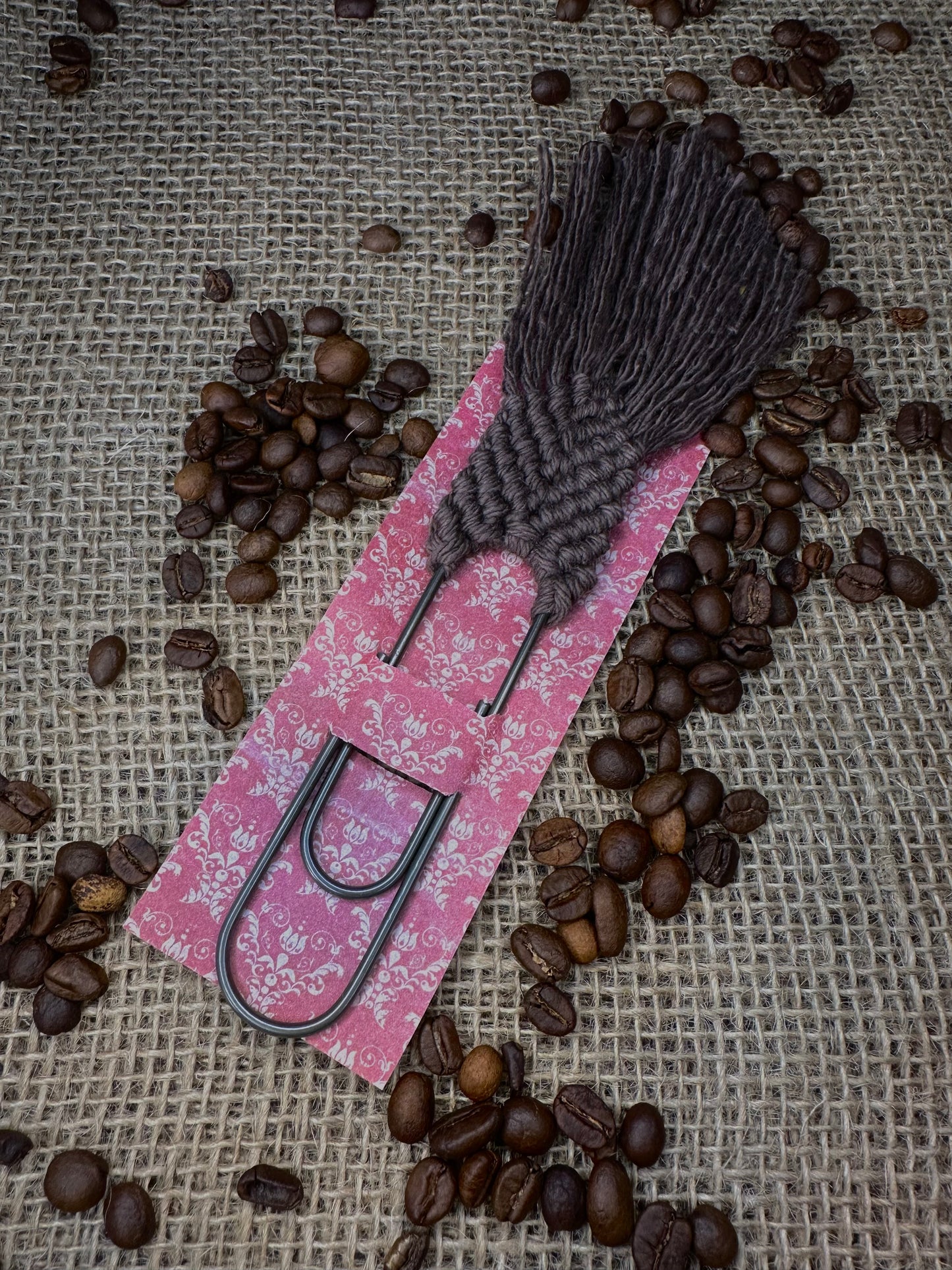 Bookmarks Giant Paperclips Macrame