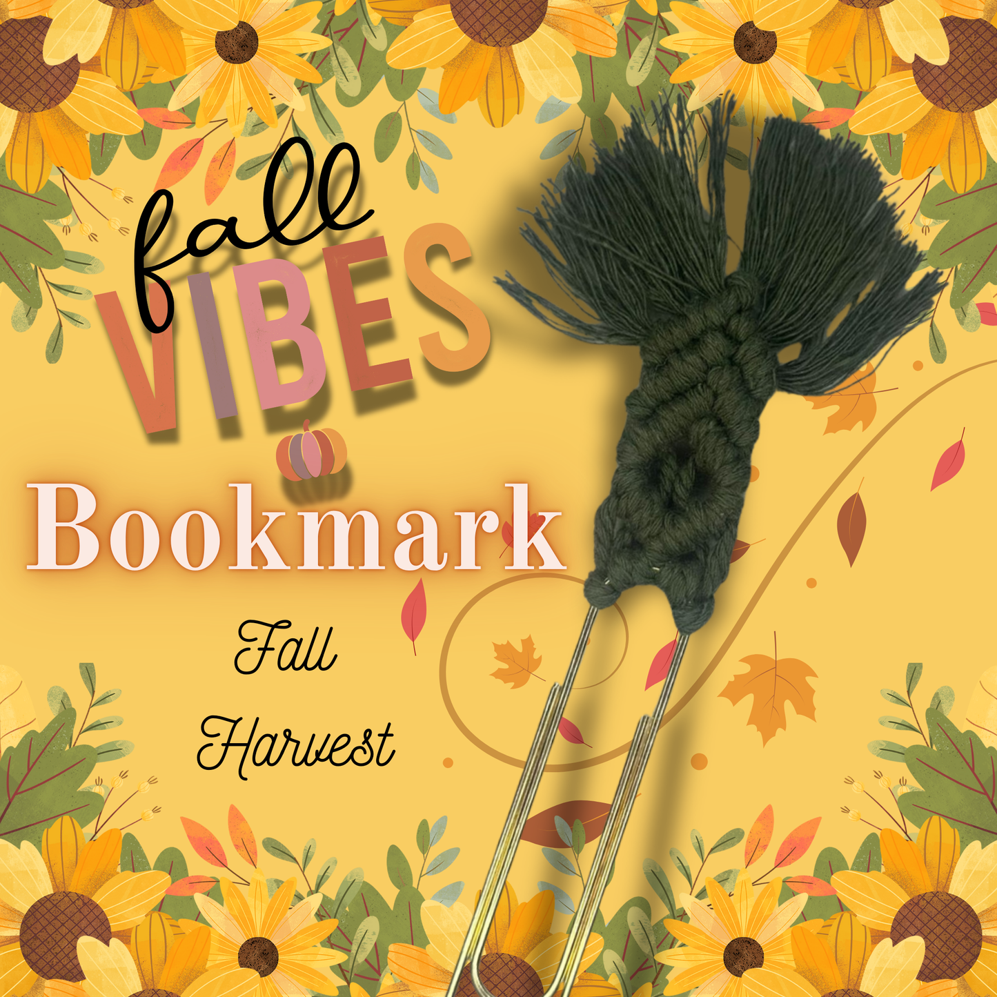 Bookmarks Giant Paperclips Macrame