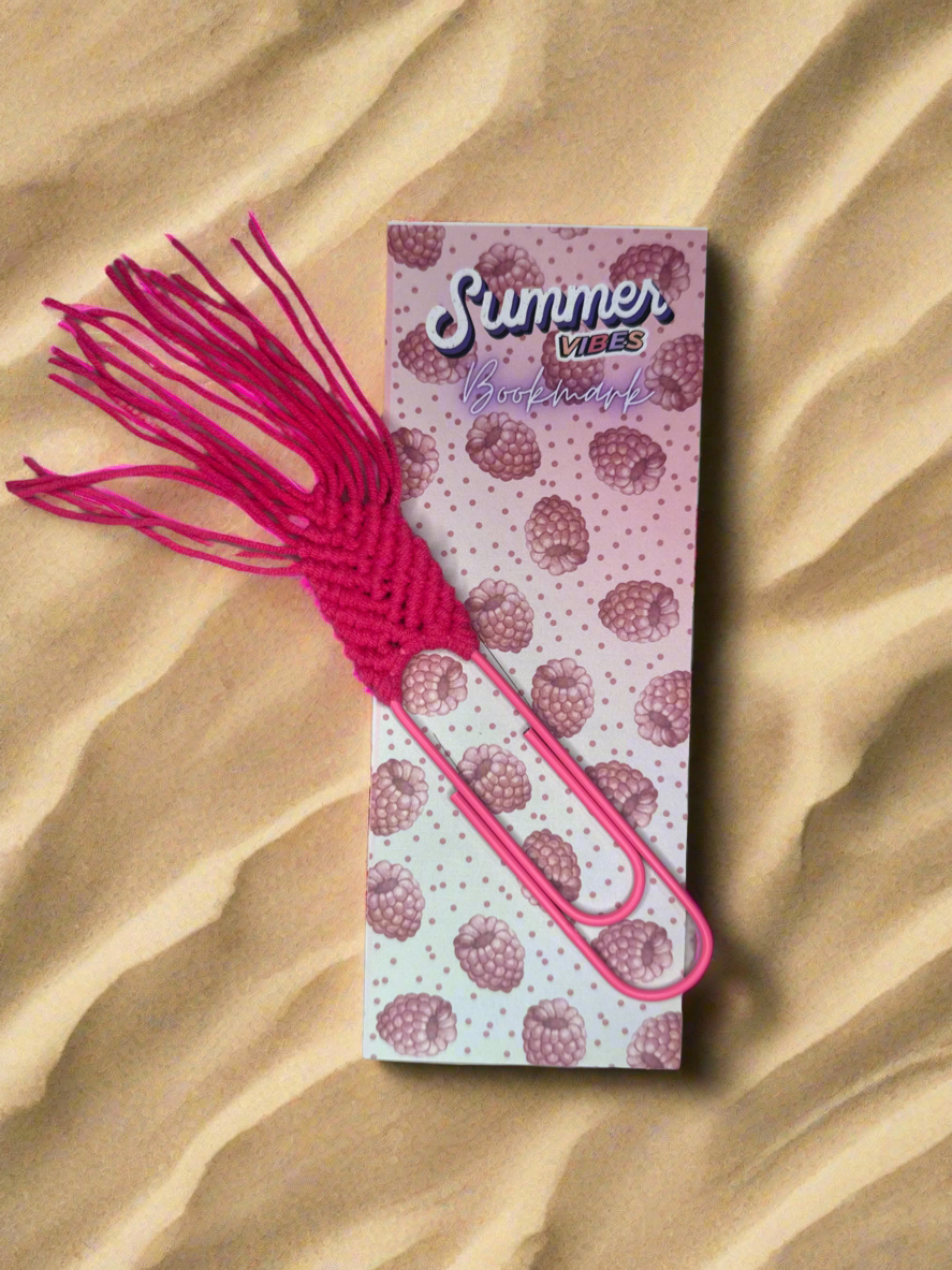 Bookmarks Giant Paperclips Macrame
