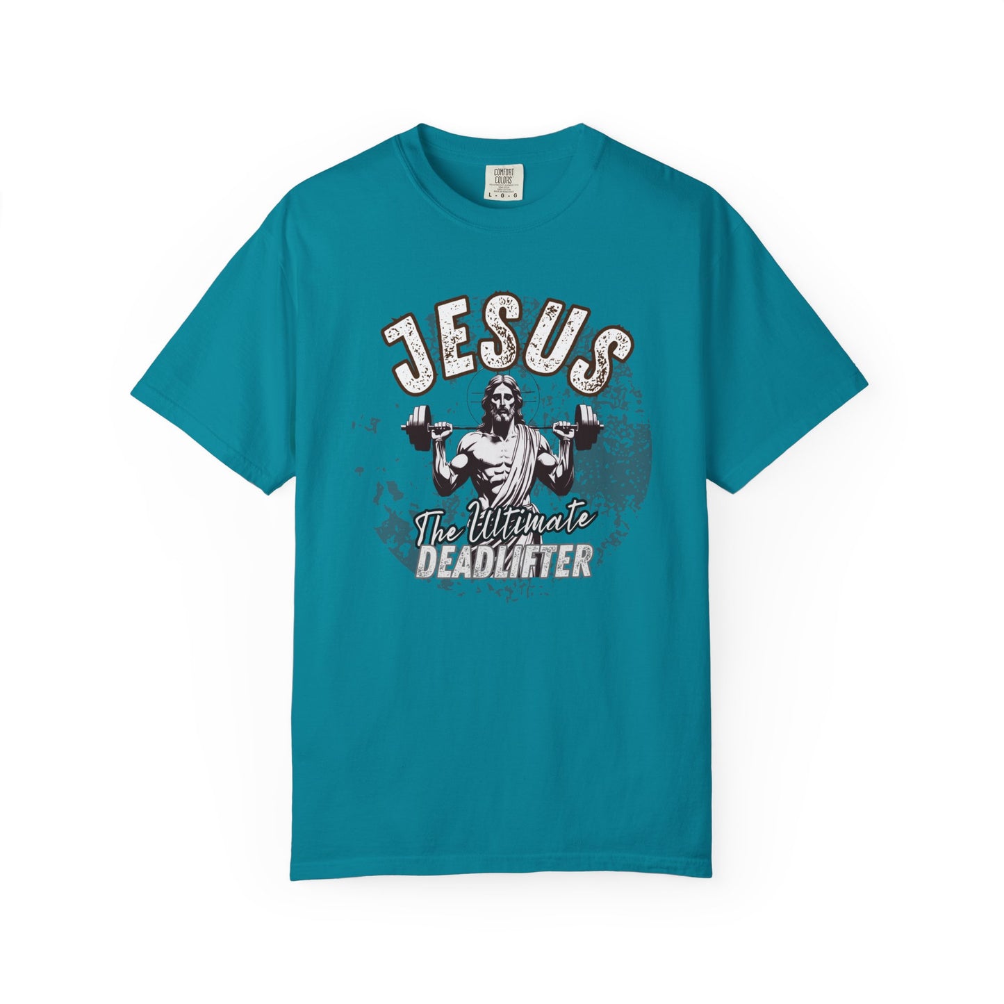 Jesus Deadlifter T-Shirt, Funny Gym Shirt, Gift for Lifters, Casual Everyday Tee, Unisex Workout Apparel