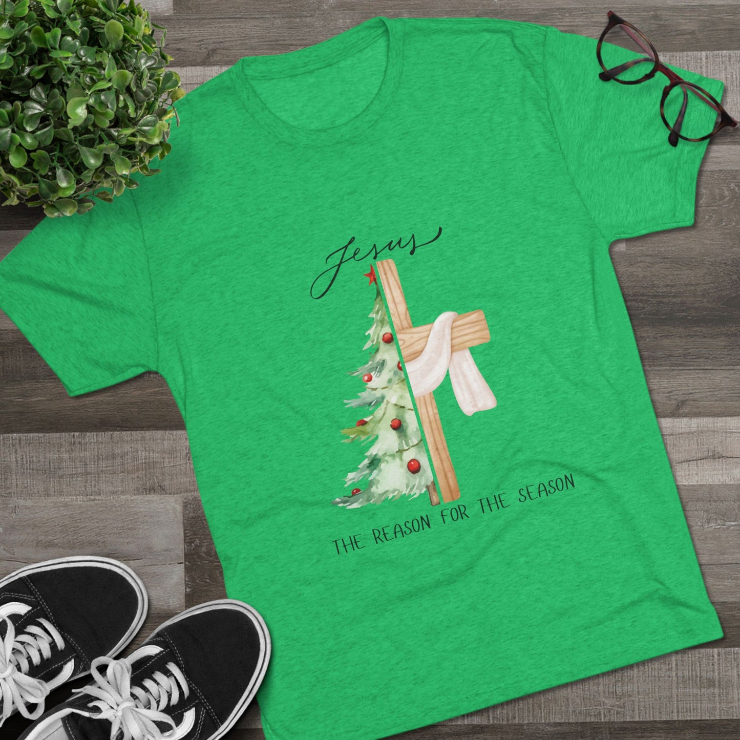 "The Reason for the Season" Christian Holiday Shirt