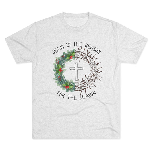 Jesus Is the Reason — Faith-Based Holiday Crew Shirt