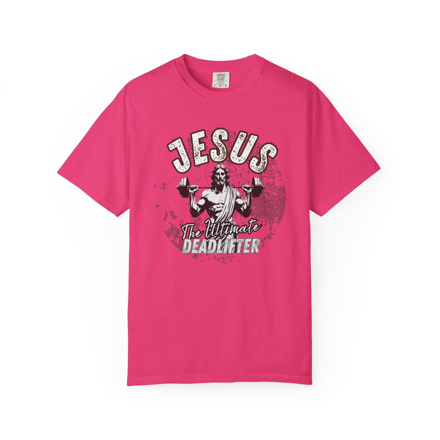 Jesus Deadlifter T-Shirt, Funny Gym Shirt, Gift for Lifters, Casual Everyday Tee, Unisex Workout Apparel