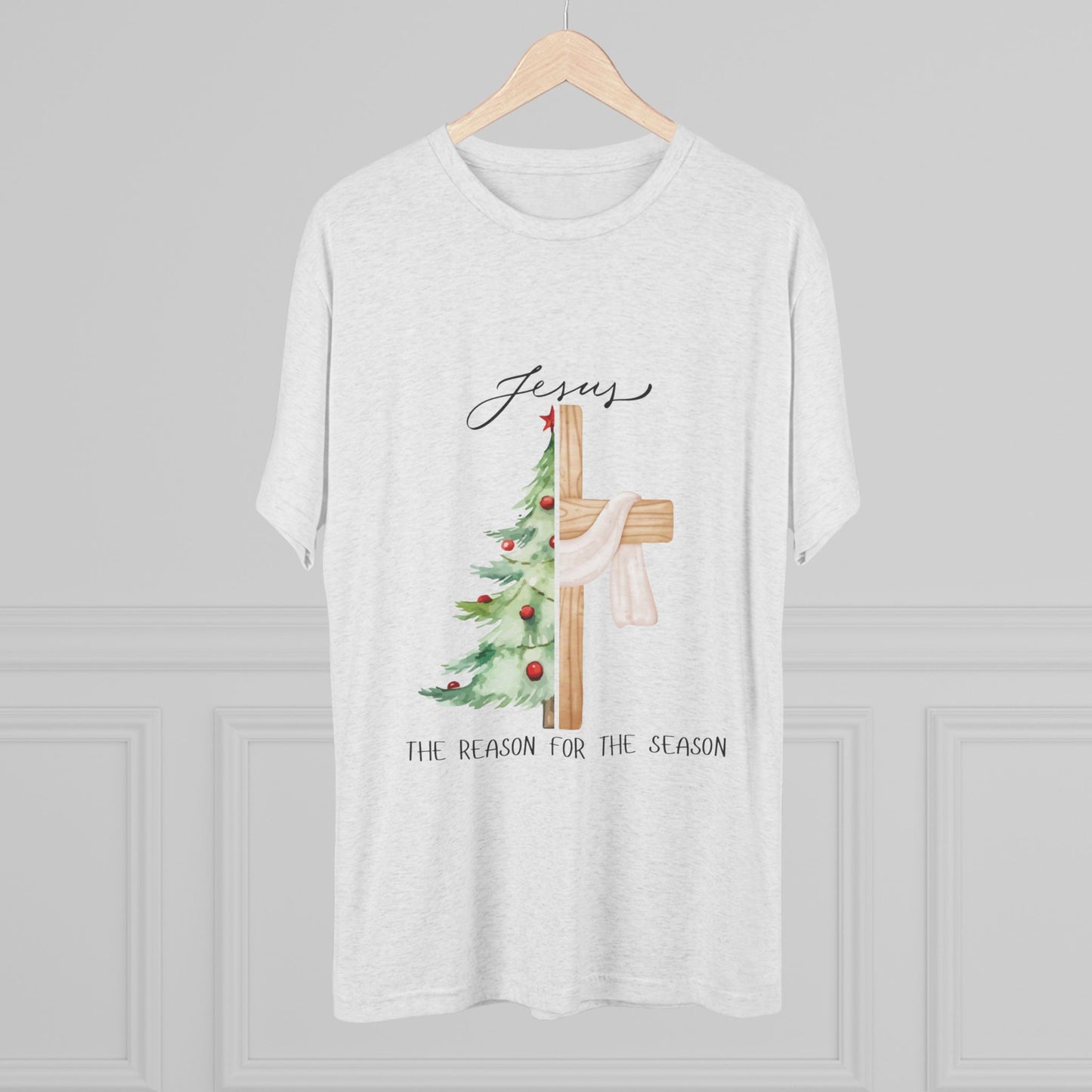 "The Reason for the Season" Christian Holiday Shirt