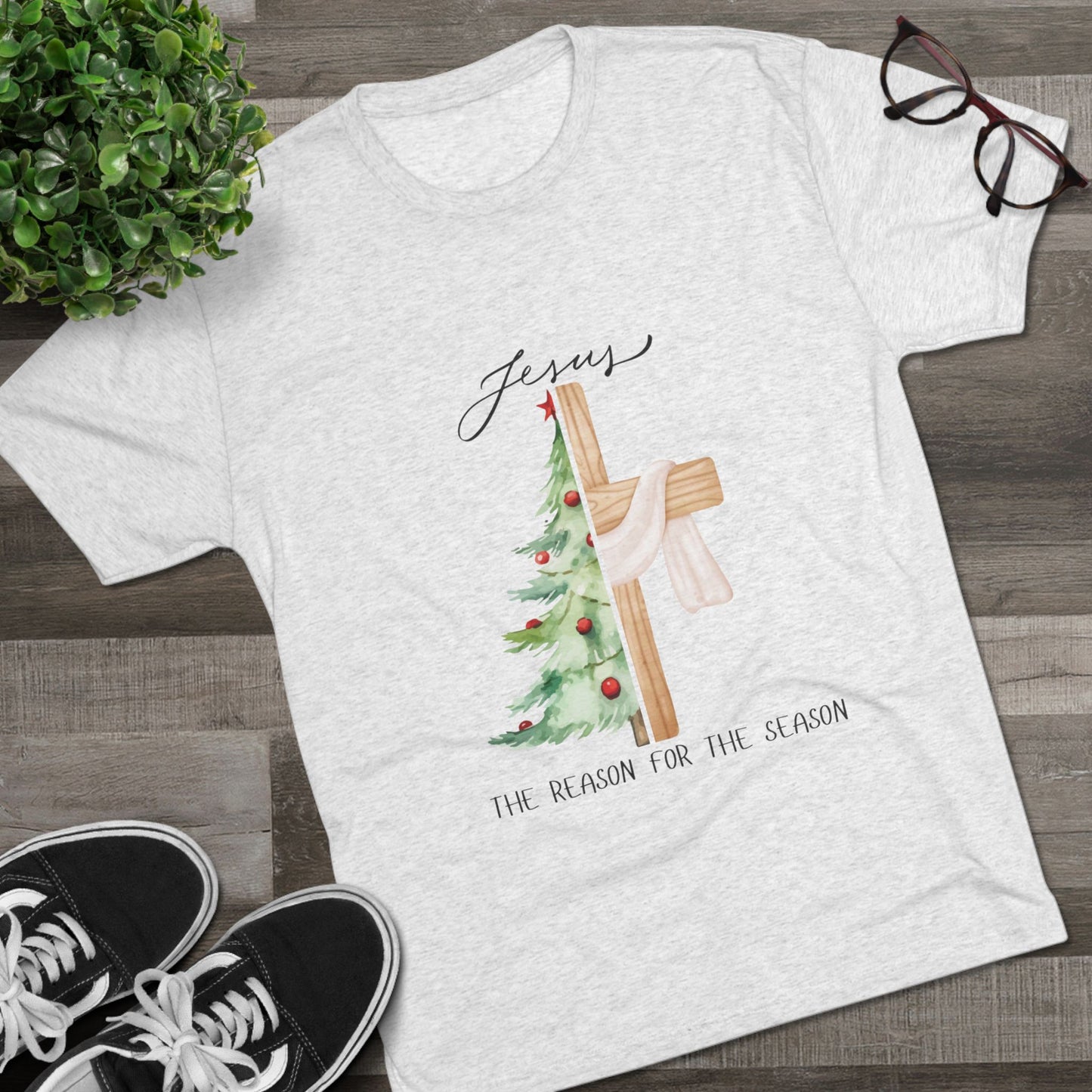 "The Reason for the Season" Christian Holiday Shirt
