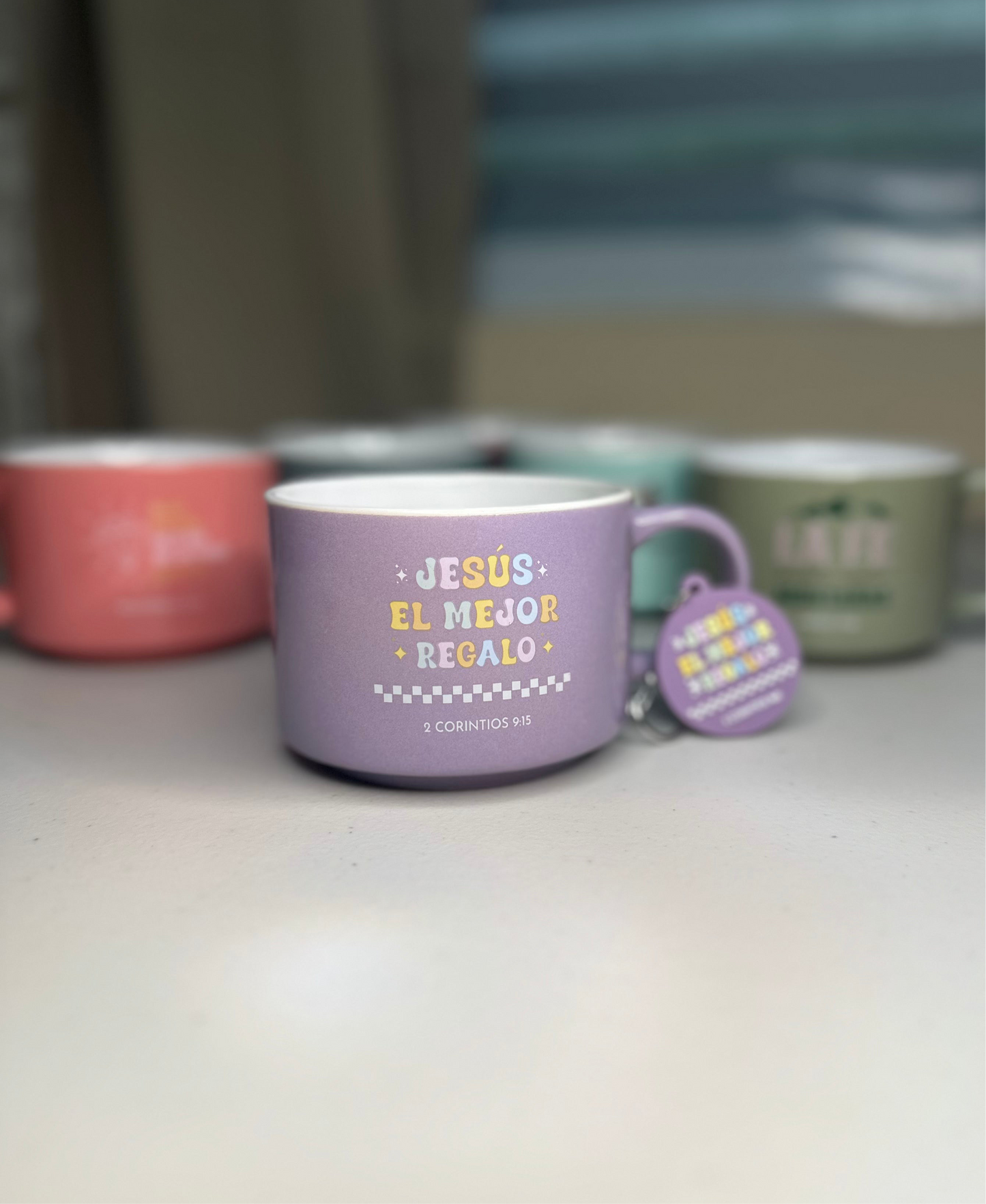 Tazas Colección Primor 12onz con llavero