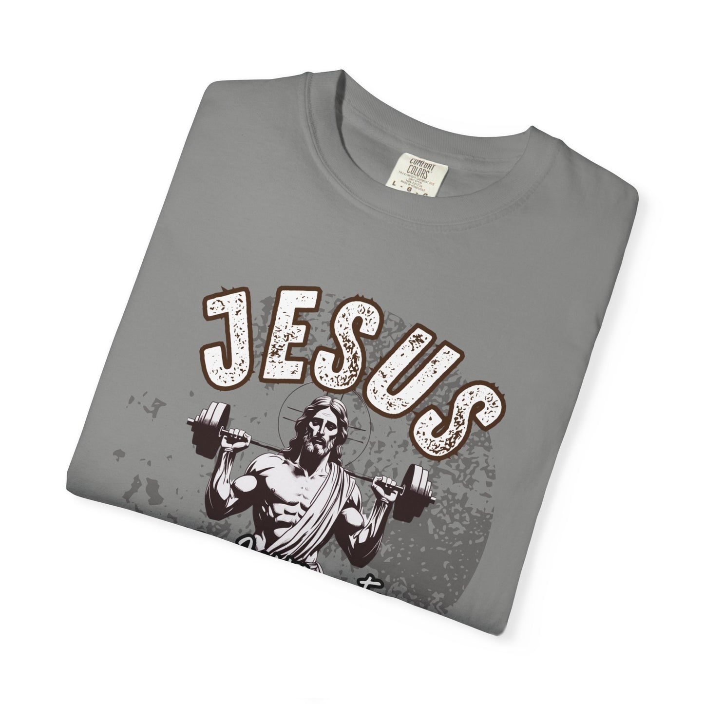 Jesus Deadlifter T-Shirt, Funny Gym Shirt, Gift for Lifters, Casual Everyday Tee, Unisex Workout Apparel