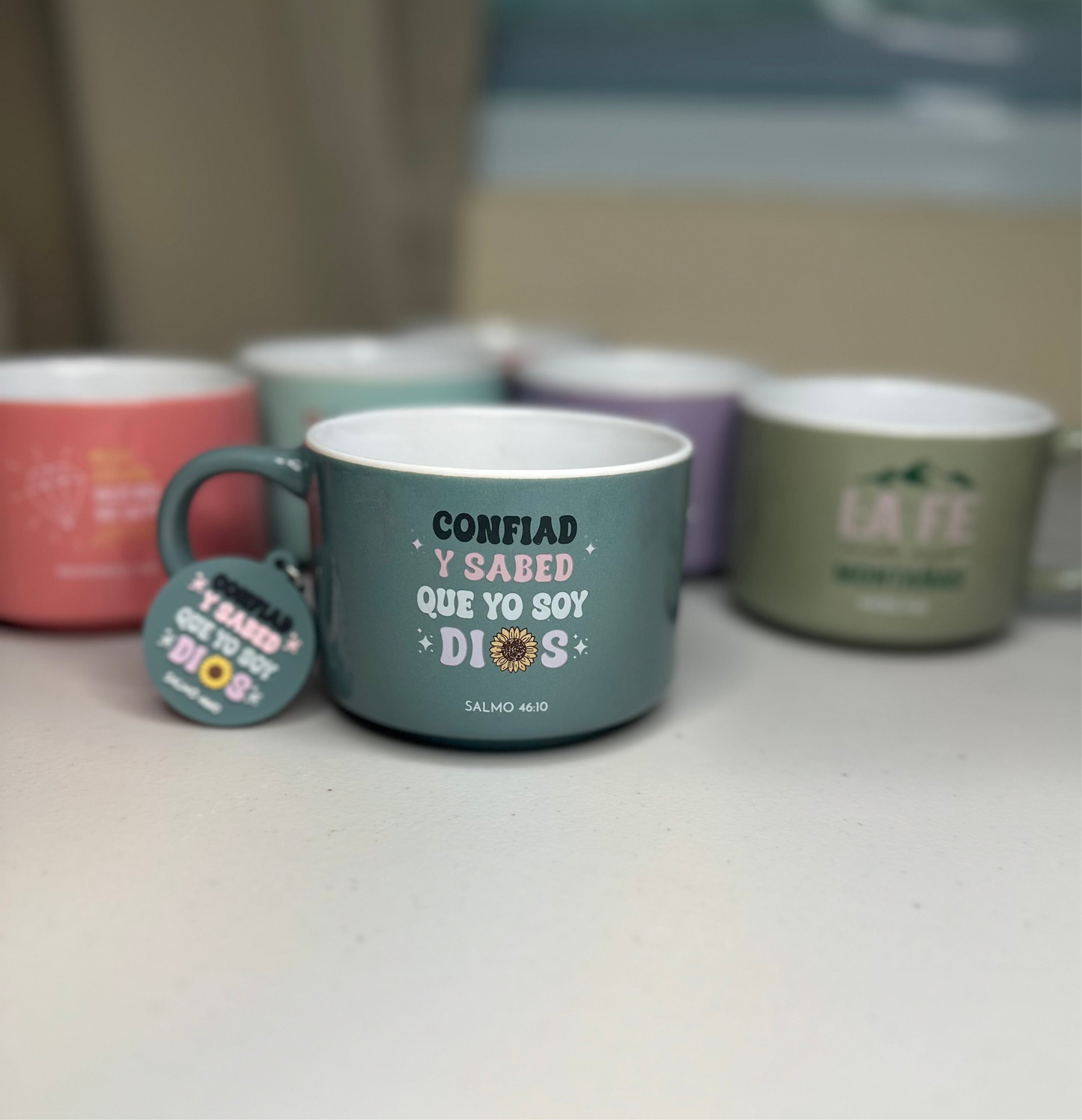 Tazas Colección Primor 12onz con llavero