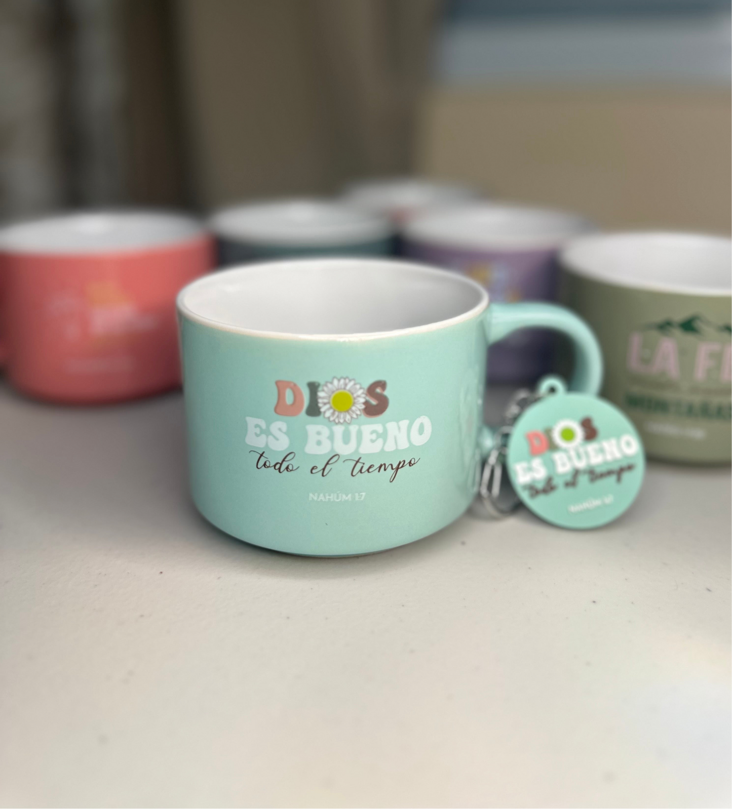 Tazas Colección Primor 12onz con llavero