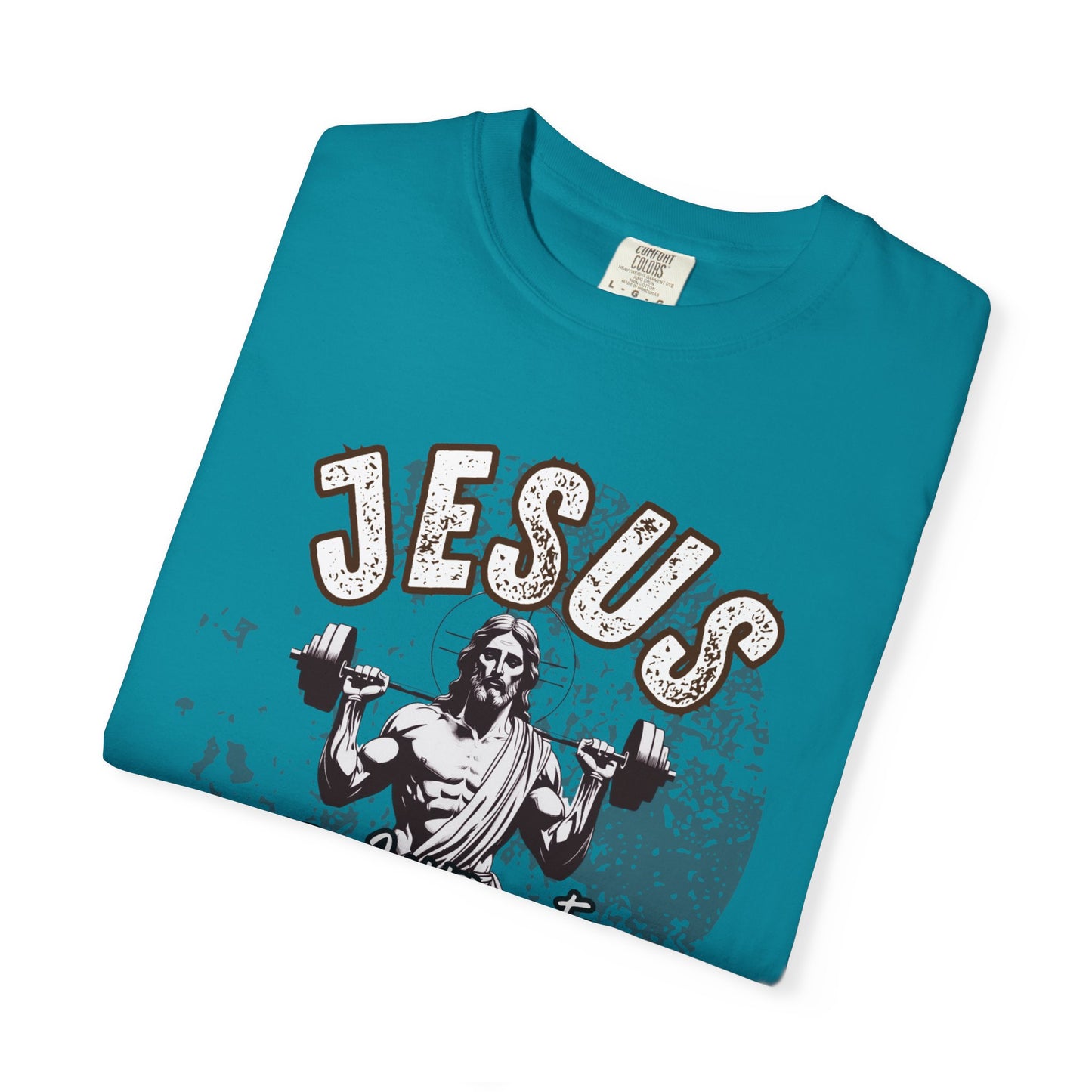 Jesus Deadlifter T-Shirt, Funny Gym Shirt, Gift for Lifters, Casual Everyday Tee, Unisex Workout Apparel