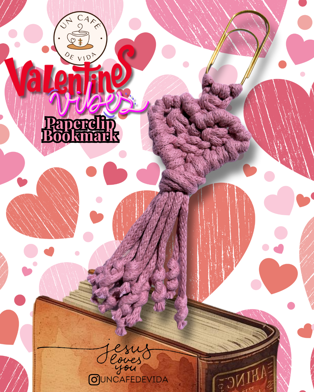 Bookmarks Giant Paperclips Macrame