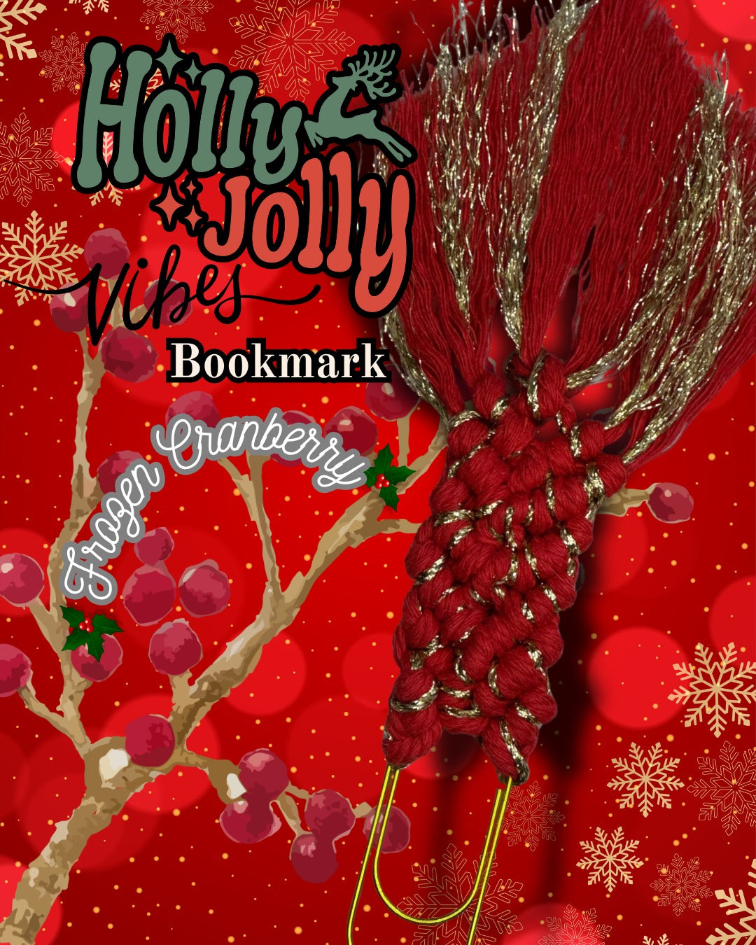 Bookmarks Giant Paperclips Macrame