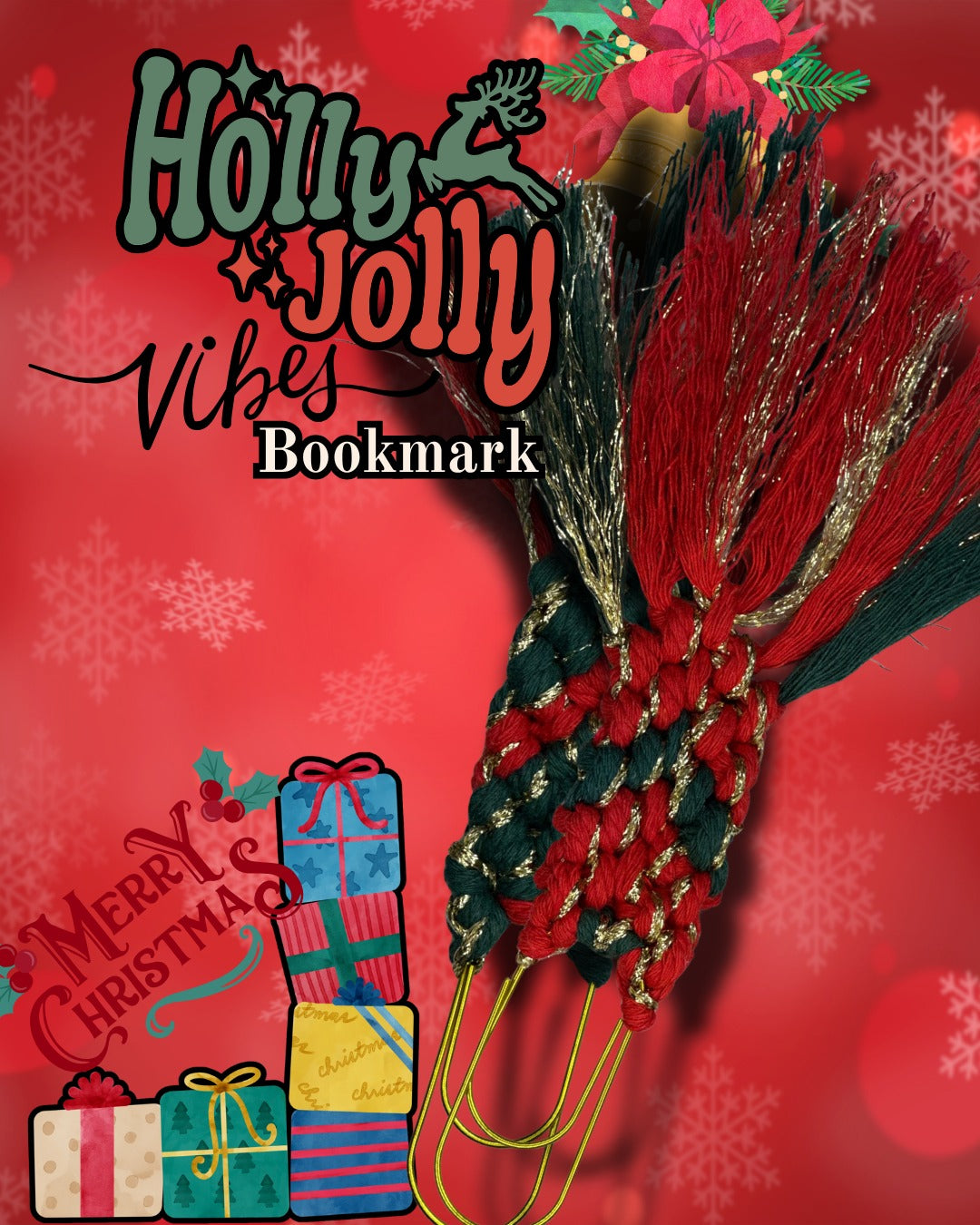 Bookmarks Giant Paperclips Macrame