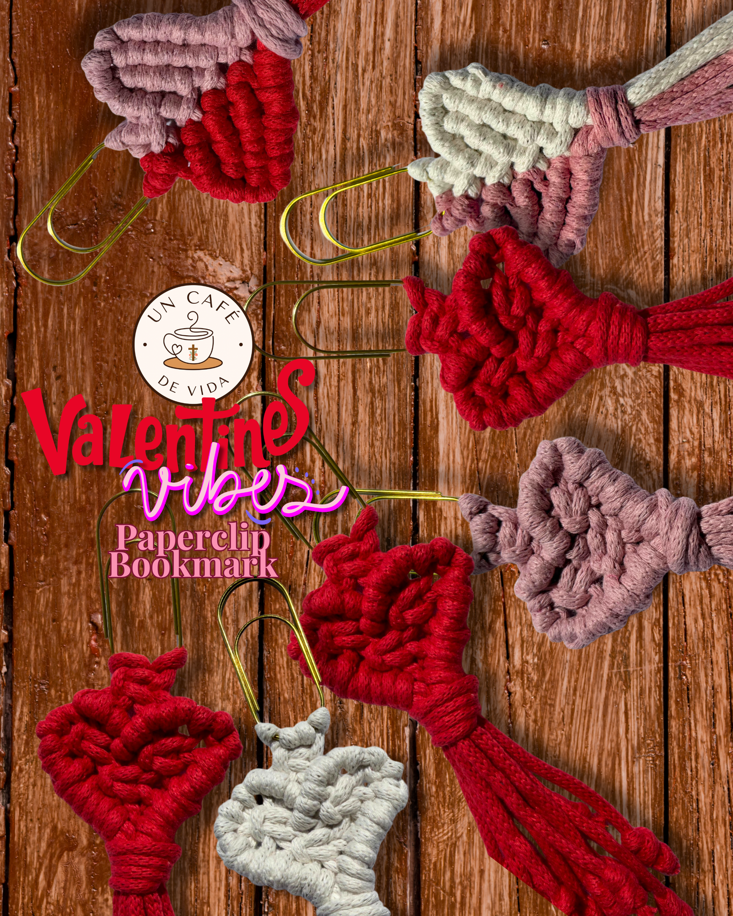 Bookmarks Giant Paperclips Macrame